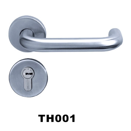 S/Steel Hollow U Shape Safety Fire Rate Lever Door Handle