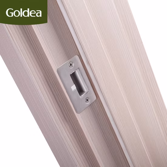 Basic Customization MDF PVC Wooden Barn Sliding Folding Pocket Hotel Hospital Residential Interior Bedroom Kitchen Bath Fire Rated Water-Proof WPC Internal Door