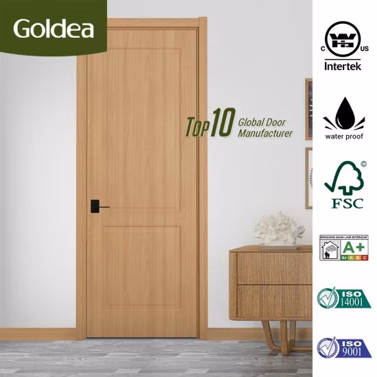 Basic Customization MDF PVC Wooden Barn Sliding Folding Pocket Hotel Hospital Residential Interior Bedroom Kitchen Bath Fire Rated Water-Proof WPC Internal Door