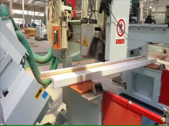 Máquina CNC de corte, taladrado y fresado de marcos de puertas